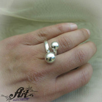 Сребърен пръстен без камъни R-720